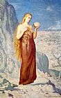Magdalene Canvas Paintings - Mary Magdalene at St. Baume
